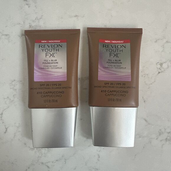 2 - Revlon Youth Fx Fill + Blur Foundation SPF 20 - 410 Cappuccino - Picture 1 of 3